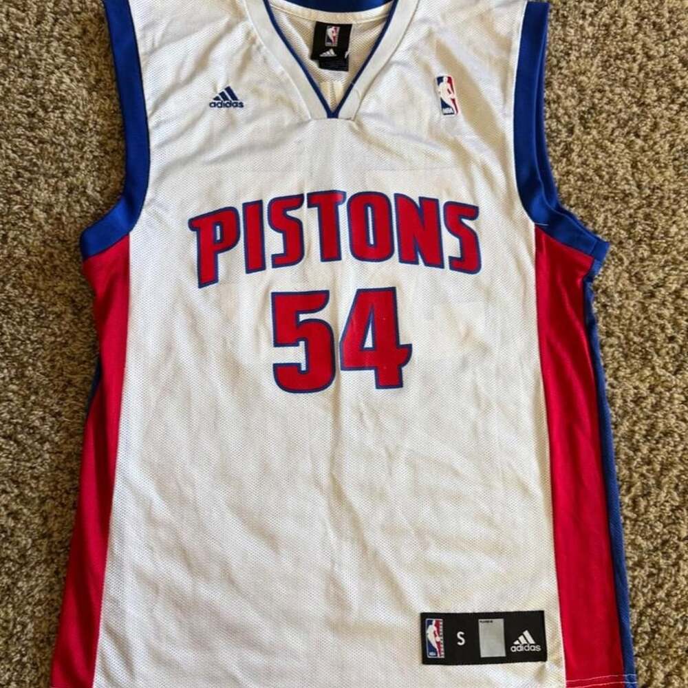 Adidas Detroit Pistons Maxiell 54 Jersey Size S